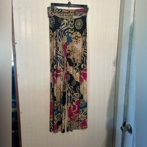 Boho Wide-Leg Pants With A Relaxed Fit